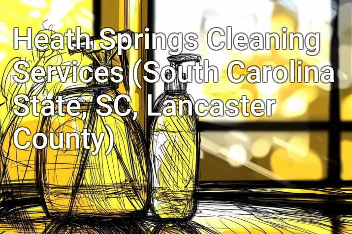 Heath Springs Cleaning Services (South Carolina State, SC, Lancaster County)
