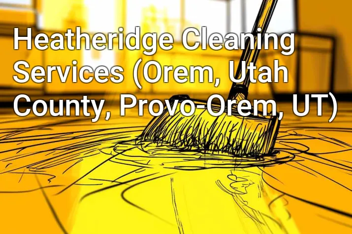 Heatheridge Cleaning Services (Orem, Utah County, Provo-Orem, UT)