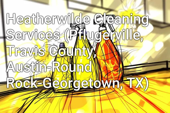 Heatherwilde Cleaning Services (Pflugerville, Travis County, Austin-Round Rock-Georgetown, TX)