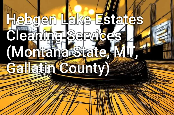 Hebgen Lake Estates Cleaning Services (Montana State, MT, Gallatin County)