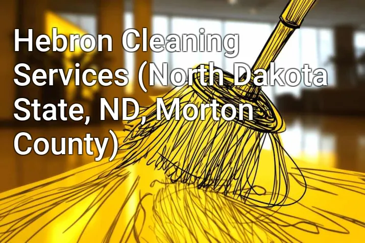Hebron Cleaning Services (North Dakota State, ND, Morton County)