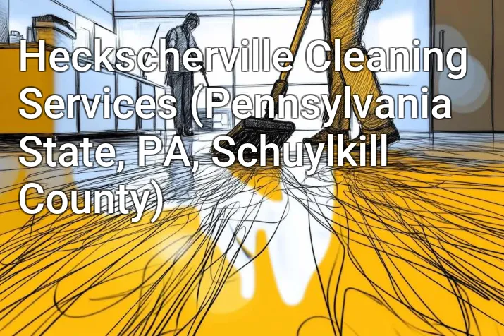 Heckscherville Cleaning Services (Pennsylvania State, PA, Schuylkill County)