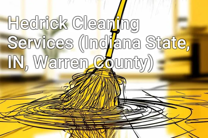 Hedrick Cleaning Services (Indiana State, IN, Warren County)