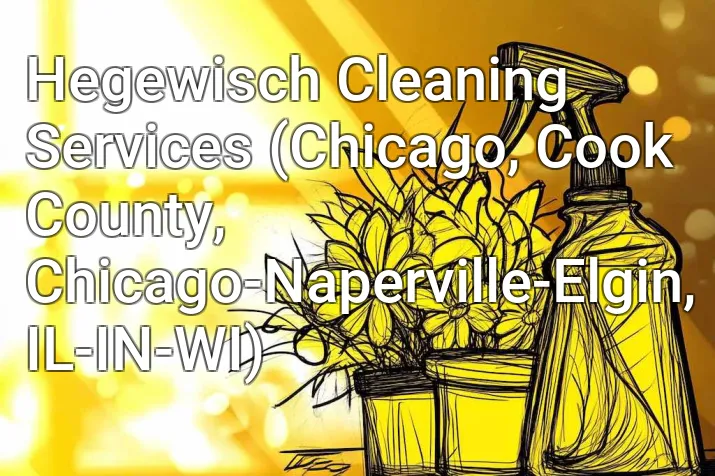 Hegewisch Cleaning Services (Chicago, Cook County, Chicago-Naperville-Elgin, IL-IN-WI)