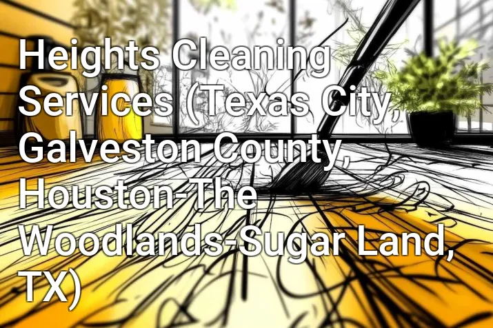 Heights Cleaning Services (Texas City, Galveston County, Houston-The Woodlands-Sugar Land, TX)