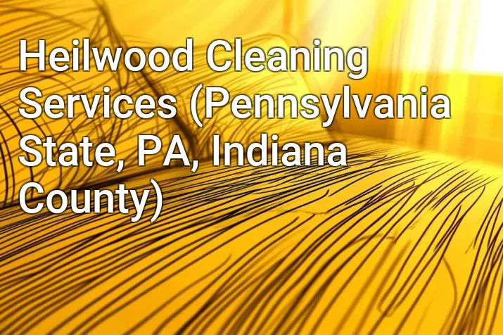Heilwood Cleaning Services (Pennsylvania State, PA, Indiana County)