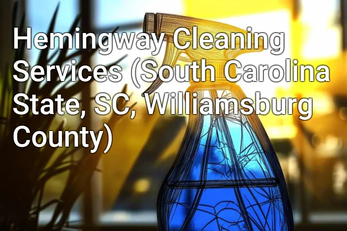 Hemingway Cleaning Services (South Carolina State, SC, Williamsburg County)