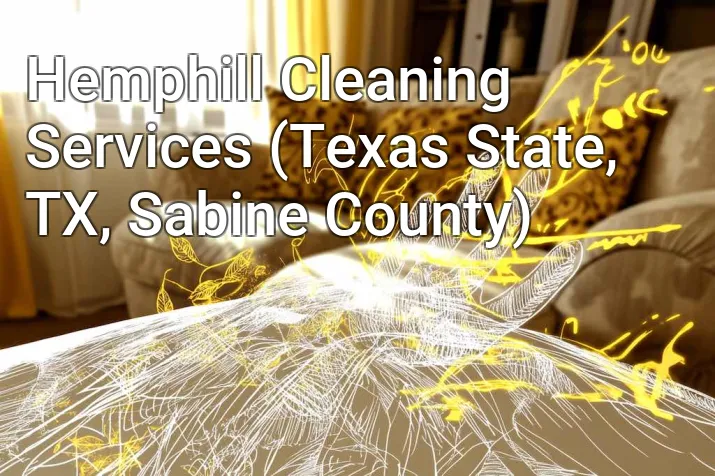Hemphill Cleaning Services (Texas State, TX, Sabine County)
