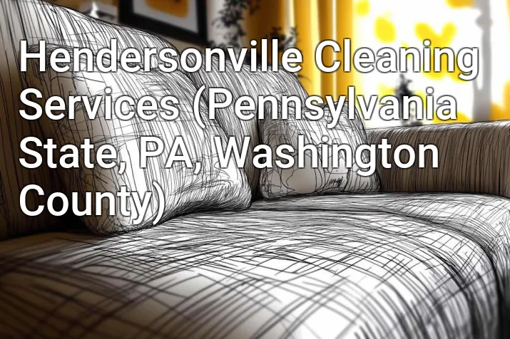 Hendersonville Cleaning Services (Pennsylvania State, PA, Washington County)