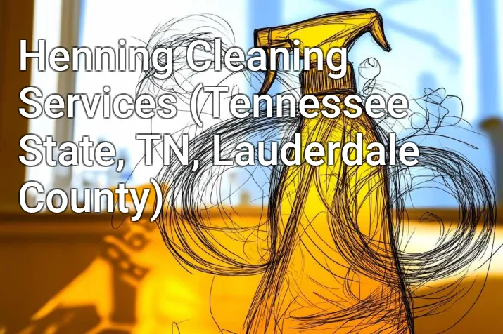 Henning Cleaning Services (Tennessee State, TN, Lauderdale County)
