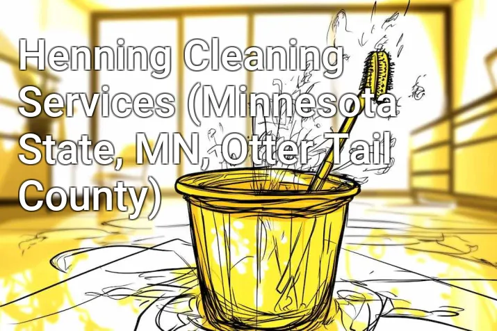 Henning Cleaning Services (Minnesota State, MN, Otter Tail County)