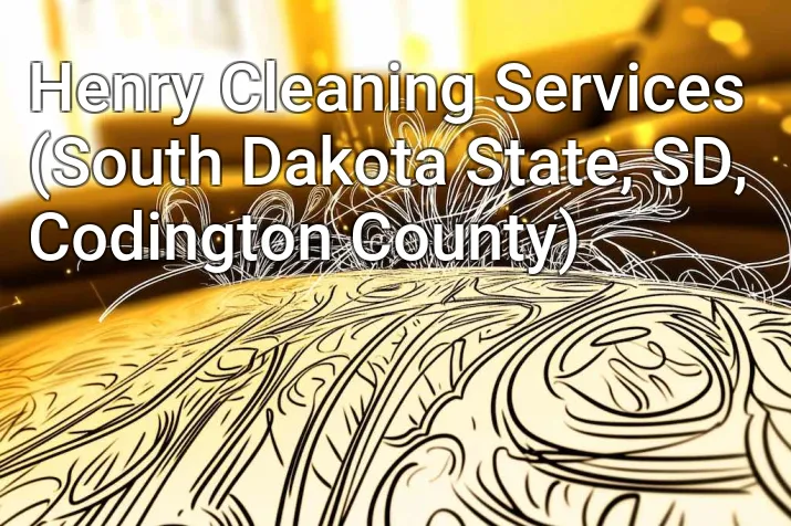 Henry Cleaning Services (South Dakota State, SD, Codington County)