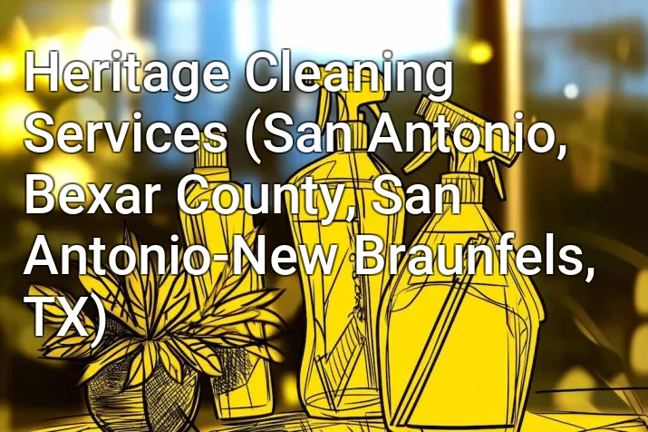 Heritage Cleaning Services (San Antonio, Bexar County, San Antonio-New Braunfels, TX)