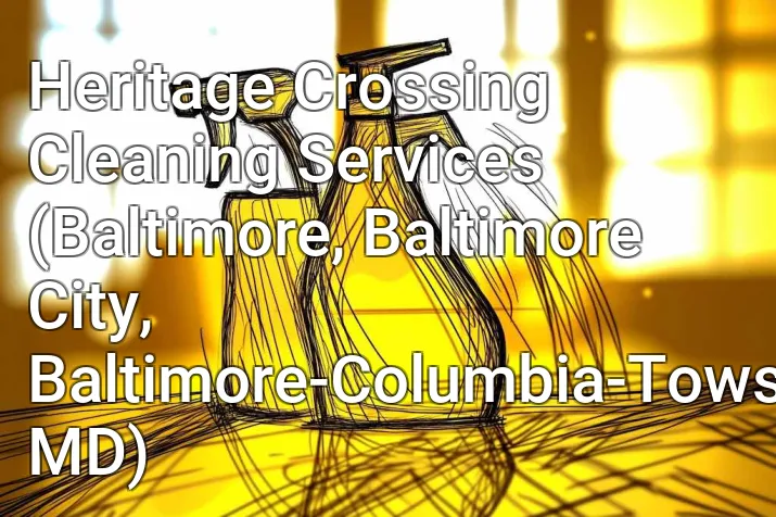 Heritage Crossing Cleaning Services (Baltimore, Baltimore City, Baltimore-Columbia-Towson, MD)