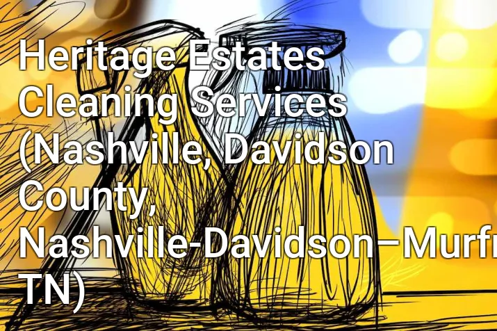 Heritage Estates Cleaning Services (Nashville, Davidson County, Nashville-Davidson–Murfreesboro–Franklin, TN)