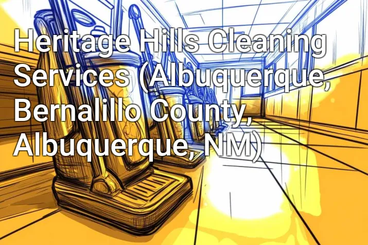 Heritage Hills Cleaning Services (Albuquerque, Bernalillo County, Albuquerque, NM)