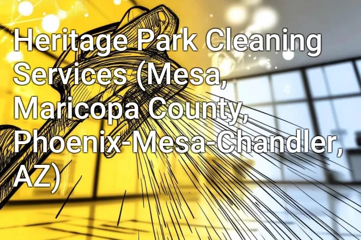 Heritage Park Cleaning Services (Mesa, Maricopa County, Phoenix-Mesa-Chandler, AZ)