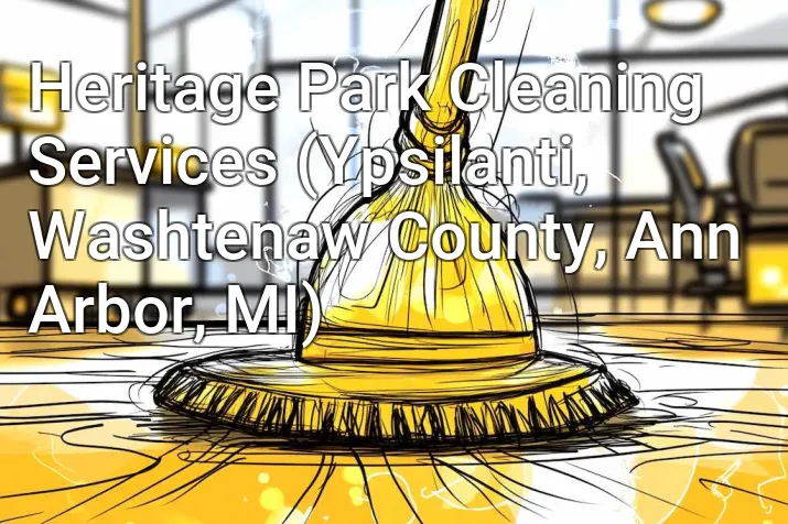 Heritage Park Cleaning Services (Ypsilanti, Washtenaw County, Ann Arbor, MI)