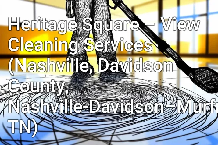 Heritage Square – View Cleaning Services (Nashville, Davidson County, Nashville-Davidson–Murfreesboro–Franklin, TN)