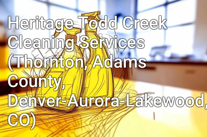 Heritage Todd Creek Cleaning Services (Thornton, Adams County, Denver-Aurora-Lakewood, CO)