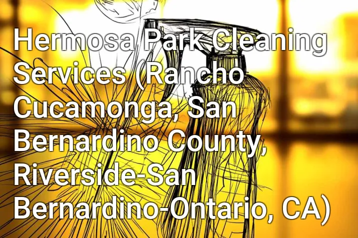 Hermosa Park Cleaning Services (Rancho Cucamonga, San Bernardino County, Riverside-San Bernardino-Ontario, CA)