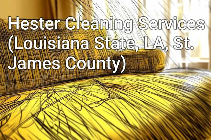Hester Cleaning Services (Louisiana State, LA, St. James County)