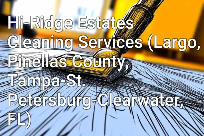 Hi-Ridge Estates Cleaning Services (Largo, Pinellas County, Tampa-St. Petersburg-Clearwater, FL)