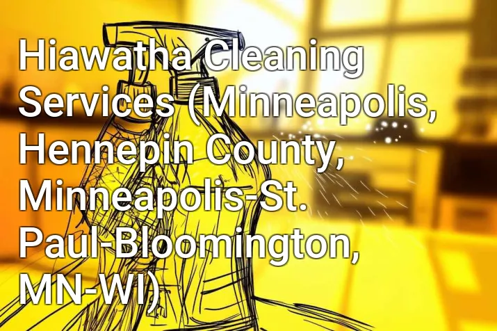Hiawatha Cleaning Services (Minneapolis, Hennepin County, Minneapolis-St. Paul-Bloomington, MN-WI)
