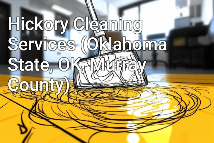 Hickory Cleaning Services (Oklahoma State, OK, Murray County)