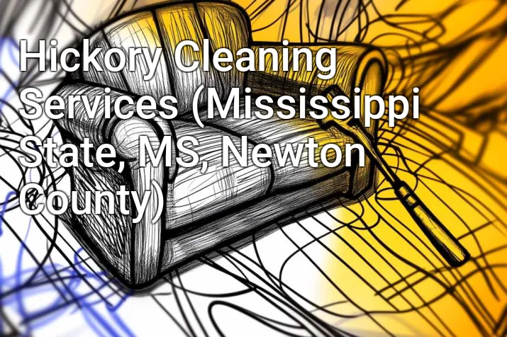 Hickory Cleaning Services (Mississippi State, MS, Newton County)