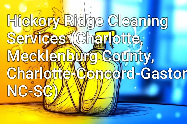 Hickory Ridge Cleaning Services (Charlotte, Mecklenburg County, Charlotte-Concord-Gastonia, NC-SC)