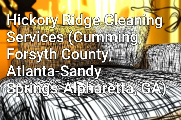 Hickory Ridge Cleaning Services (Cumming, Forsyth County, Atlanta-Sandy Springs-Alpharetta, GA)