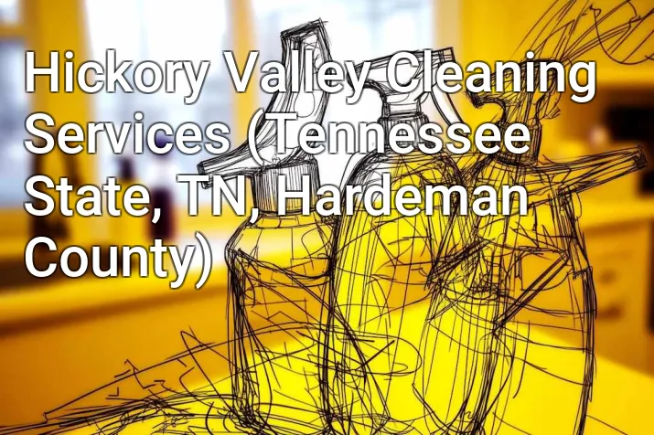 Hickory Valley Cleaning Services (Tennessee State, TN, Hardeman County)