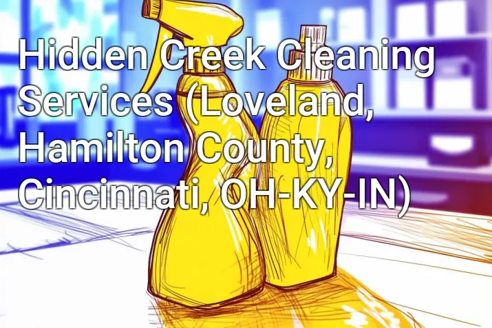 Hidden Creek Cleaning Services (Loveland, Hamilton County, Cincinnati, OH-KY-IN)