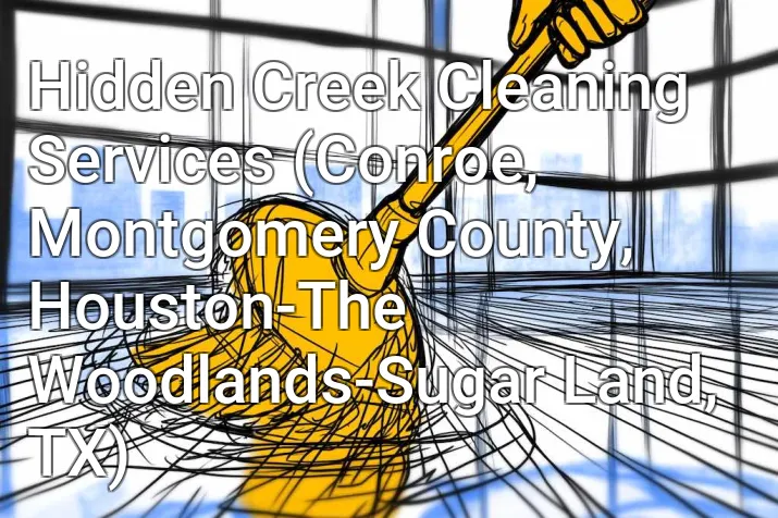 Hidden Creek Cleaning Services (Conroe, Montgomery County, Houston-The Woodlands-Sugar Land, TX)