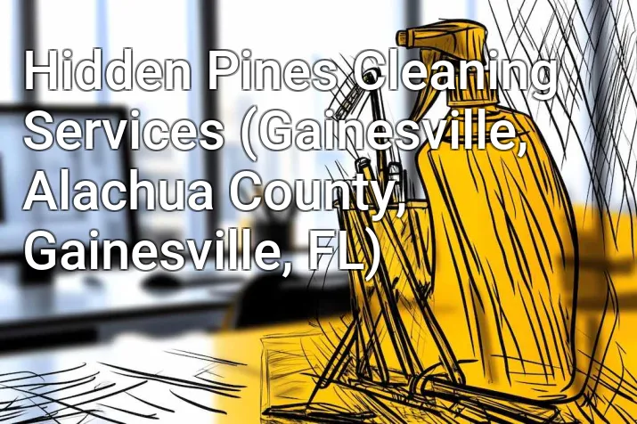 Hidden Pines Cleaning Services (Gainesville, Alachua County, Gainesville, FL)