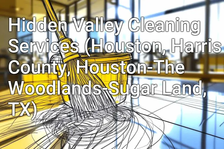 Hidden Valley Cleaning Services (Houston, Harris County, Houston-The Woodlands-Sugar Land, TX)