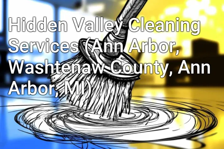 Hidden Valley Cleaning Services (Ann Arbor, Washtenaw County, Ann Arbor, MI)