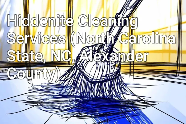 Hiddenite Cleaning Services (North Carolina State, NC, Alexander County)