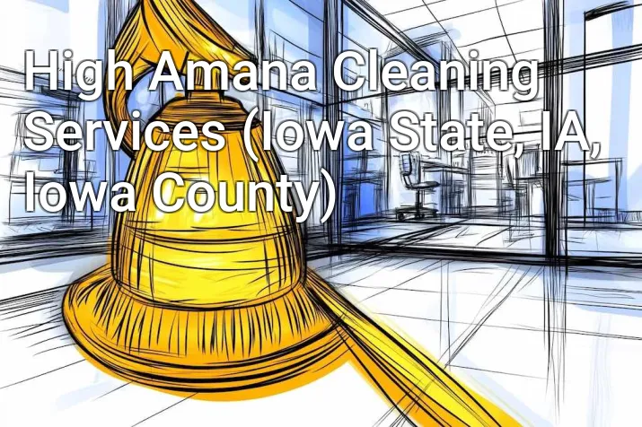 High Amana Cleaning Services (Iowa State, IA, Iowa County)