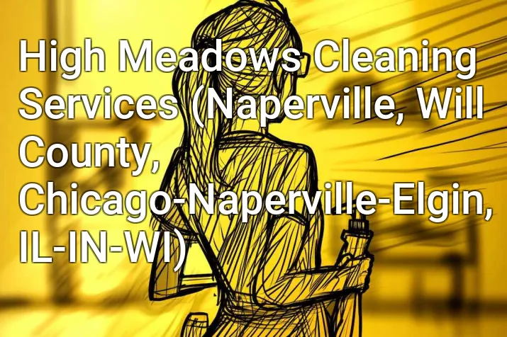 High Meadows Cleaning Services (Naperville, Will County, Chicago-Naperville-Elgin, IL-IN-WI)