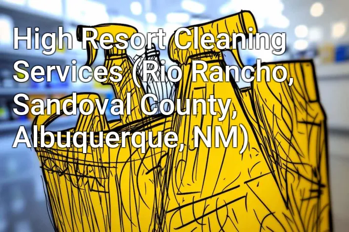 High Resort Cleaning Services (Rio Rancho, Sandoval County, Albuquerque, NM)