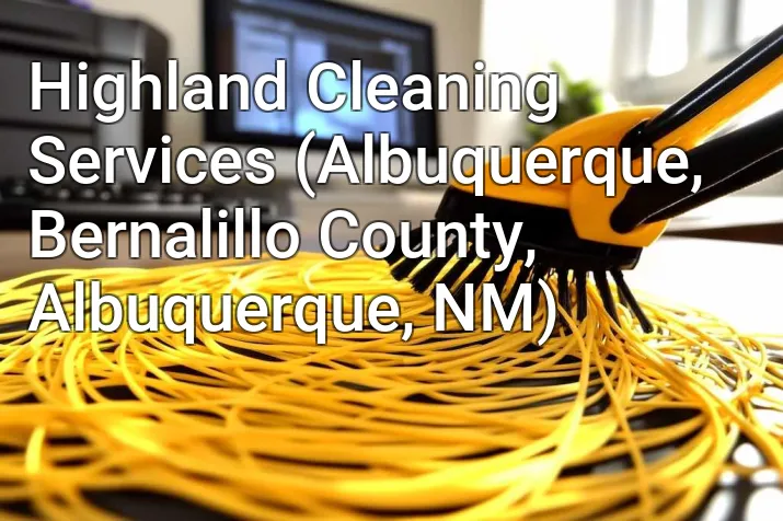 Highland Cleaning Services (Albuquerque, Bernalillo County, Albuquerque, NM)