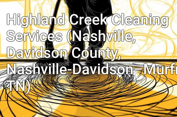 Highland Creek Cleaning Services (Nashville, Davidson County, Nashville-Davidson–Murfreesboro–Franklin, TN)