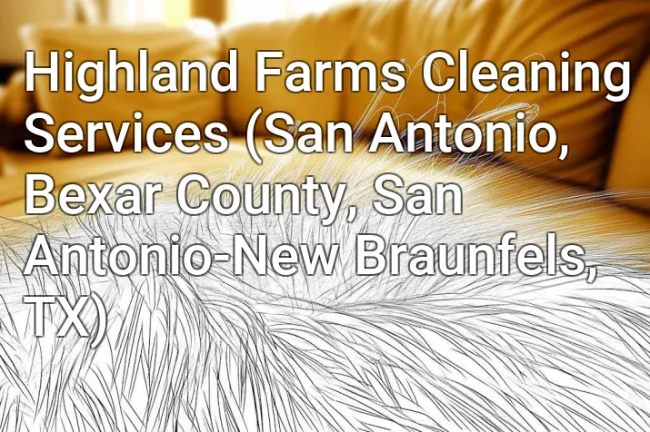 Highland Farms Cleaning Services (San Antonio, Bexar County, San Antonio-New Braunfels, TX)