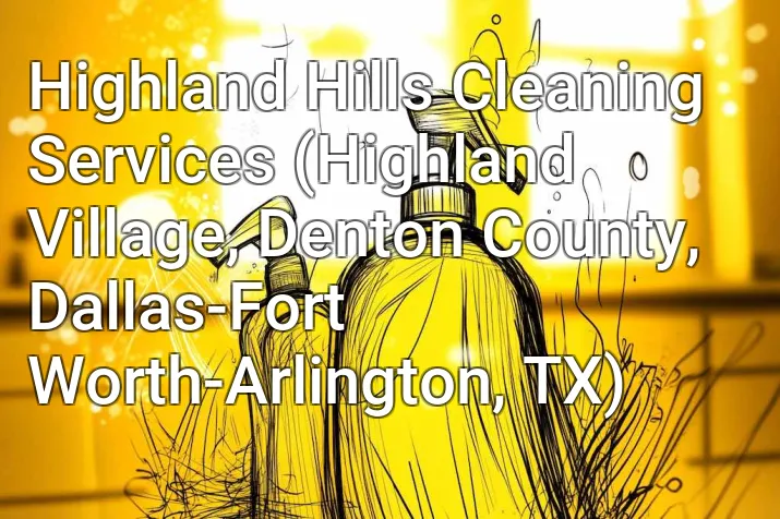 Highland Hills Cleaning Services (Highland Village, Denton County, Dallas-Fort Worth-Arlington, TX)