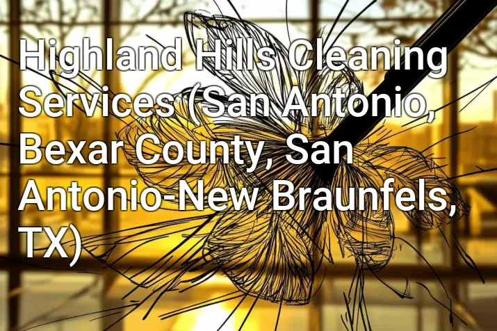 Highland Hills Cleaning Services (San Antonio, Bexar County, San Antonio-New Braunfels, TX)