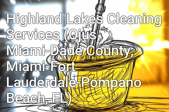 Highland Lakes Cleaning Services (Ojus, Miami-Dade County, Miami-Fort Lauderdale-Pompano Beach, FL)