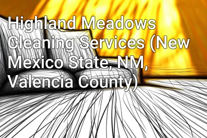 Highland Meadows Cleaning Services (New Mexico State, NM, Valencia County)