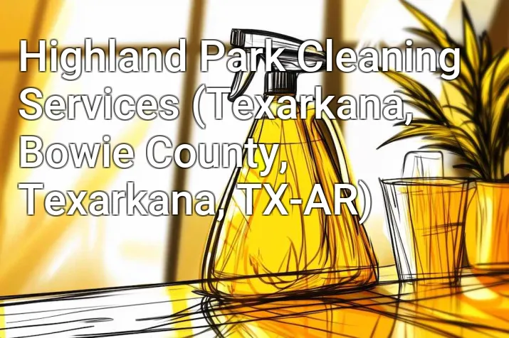 Highland Park Cleaning Services (Texarkana, Bowie County, Texarkana, TX-AR)